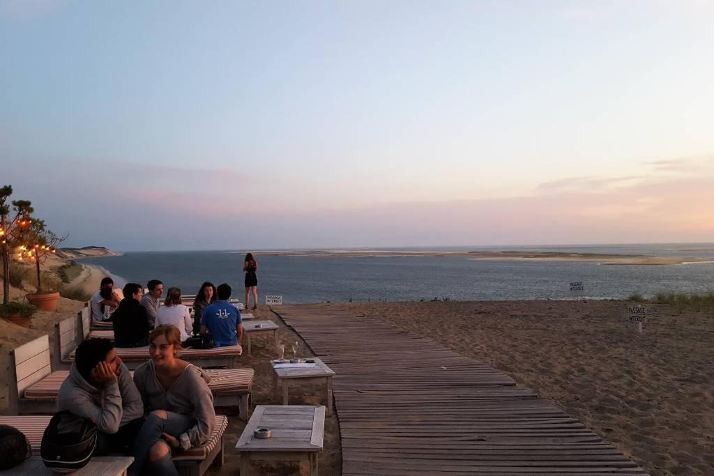 Appartement Les Pieds Dans L Eau Acces Direct Plage Pereire, Parking Gratuit ,Wifi 阿卡雄 外观 照片